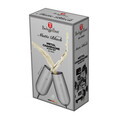 Set 2 pahare pentru sampanie Berlinger Haus, Matte Black, 260 ml, inox 18/10, argintiu