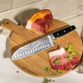 Set 5 cutite cu suport Berlinger Haus, Matte Black, inox/bambus, negru/natur