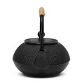 Ceainic Berlinger Haus, Matte Black, 1.2 L, fonta, negru/natur