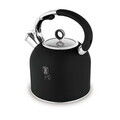 Ceainic Berlinger Haus, Matte Black, 3 L, inox 18/10, negru mat/argintiu