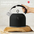 Ceainic Berlinger Haus, Matte Black, 3 L, inox 18/10, negru mat/argintiu