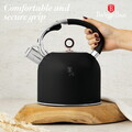 Ceainic Berlinger Haus, Matte Black, 3 L, inox 18/10, negru mat/argintiu