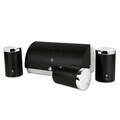 Set cutie pentru paine si 3 recipiente Berlinger Haus, Matte Black, 38.5x28x18.5 cm, inox, negru/argintiu
