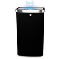 Cos de gunoi cu senzor Berlinger Haus, Matte Black, 38.5x28.5x65 cm, 60 L, otel, negru mat