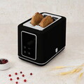 Prajitor de paine digital Berlinger Haus, Matte Black, 27.8x16.6x19.1 cm, inox, negru