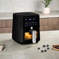 Friteuza cu aer cald si fereastra Berlinger Haus, Matte Black, 5 L, 1400W, negru mat