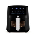 Friteuza cu aer cald si fereastra Berlinger Haus, Matte Black, 5 L, 1400W, negru mat