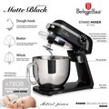 Robot de bucatarie Berlinger Haus, Matte Black, 1800W, aluminiu turnat/inox, negru/argintiu