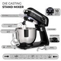 Robot de bucatarie Berlinger Haus, Matte Black, 1800W, aluminiu turnat/inox, negru/argintiu