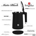 Ceainic electric cu pereti dubli Berlinger Haus, Matte Black, 1.7 L, plastic/inox, negru mat
