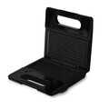 Sandwich maker 3 in 1 Berlinger Haus, Matte Black, 22.5x13 cm, aluminiu, negru mat
