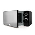 Cuptor cu microunde Berlinger Haus, Matte Black, 1100W, 20L, 44.5x24.2x32.5 cm, negru/argintiu