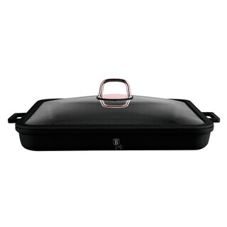 Negru, Tava grill 34x34x4.5 cm