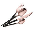Set tacamuri 24 piese Berlinger Haus, Cutlery, inox, negru/roz