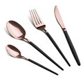 Set tacamuri 24 piese Berlinger Haus, Cutlery, inox, negru/roz