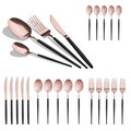 Set tacamuri 24 piese Berlinger Haus, Cutlery, inox, negru/roz