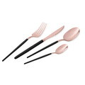 Set tacamuri 24 piese Berlinger Haus, Cutlery, inox, negru/roz