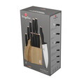 Set 9 cutite cu suport Berlinger Haus, Black Rose, inox/bambus, negru/natur