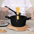 Set 5 ustensile de bucatarie cu suport, Berlinger Haus, Black Rose, nailon/plastic, negru