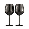 Set 2 pahare pentru vin Berlinger Haus, Black Rose, 550 ml, inox 18/10, negru