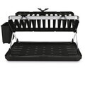 Scurgator de vase cu 2 etaje Berlinger Haus, Black Rose, 48x35.4x27.2 cm, inox/plastic, negru