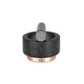 Mojar cu pistil Berlinger Haus, Black Rose, 14x8 cm, granit, negru/roz