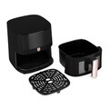 Friteuza cu aer cald si fereastra Berlinger Haus, Black Rose, 5 L, 1400W, negru