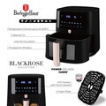 Friteuza cu aer cald si fereastra Berlinger Haus, Black Rose, 5 L, 1400W, negru