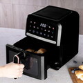 Friteuza cu aer cald si fereastra Berlinger Haus, Black Rose, 26x32.4x30.6 cm, 5 L, 1500W, negru