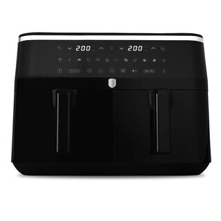 Negru, Friteuza 4.5+4.5L