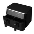 Friteuza dubla cu aer cald Berlinger Haus, Black Rose, 2600W-3100W, 4.5+4.5 L, negru