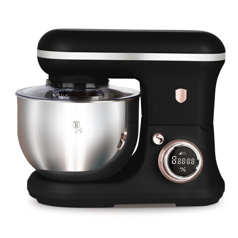 Robot de bucatarie Berlinger Haus, Black Rose, 1500W, inox/plastic, negru/argintiu