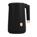 Ceainic electric cu pereti dubli Berlinger Haus, Black Rose, 1.7 L, plastic/inox, negru