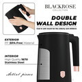 Ceainic electric cu pereti dubli Berlinger Haus, Black Rose, 1.7 L, plastic/inox, negru