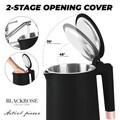 Ceainic electric cu pereti dubli Berlinger Haus, Black Rose, 1.7 L, plastic/inox, negru