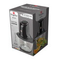 Tocator legume Berlinger Haus, Black Rose, 500W, sticla/plastic, negru/transparent