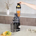 Storcator lent de fructe Berlinger Haus, Black Rose, 300W, 800 ml, inox 18/10, negru/transparent