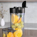 Storcator lent de fructe Berlinger Haus, Black Rose, 300W, 800 ml, inox 18/10, negru/transparent