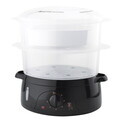 Aparat de gatit la aburi Berlinger Haus, Black Rose, 800W, 6 L, plastic, negru/transparent