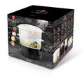 Aparat de gatit la aburi Berlinger Haus, Black Rose, 800W, 6 L, plastic, negru/transparent
