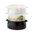 Aparat de gatit la aburi Berlinger Haus, Black Rose, 800W, 6 L, plastic, negru/transparent