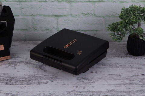 Sandwich maker Berlinger Haus, Black Rose, 22.5x13 cm, aluminiu, negru