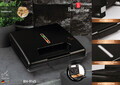 Sandwich maker Berlinger Haus, Black Rose, 22.5x13 cm, aluminiu, negru