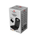 Sandwich maker 3 in 1 Berlinger Haus, Black Rose, 14x14 cm, aluminiu, negru