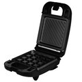 Sandwich maker 3 in 1 Berlinger Haus, Black Rose, 14x14 cm, aluminiu, negru