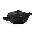 Oala cu capac Berlinger Haus, Monaco, 30 cm, 4.5 L, aluminiu forjat, negru