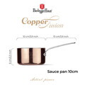 Cratita Berlinger Haus, Copper Touch, 10 cm, inox, cupru