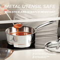 Cratita cu capac Berlinger Haus, Copper Touch, 16 cm, inox, argintiu