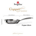 Tigaie Berlinger Haus, Copper Touch, 20 cm, inox, argintiu