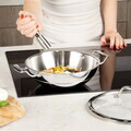 Tigaie Wok cu capac Berlinger Haus, Copper Touch, 24 cm, inox, argintiu